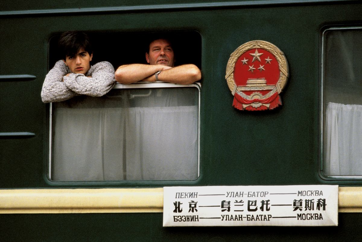 1988. 北京.国际列车。